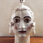J. E. Kostelec: Dona Anna Samotřetí (dóza), keramika, 1979